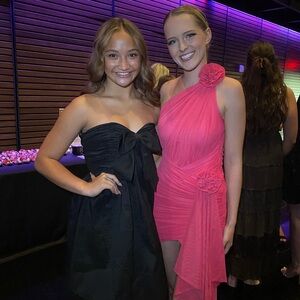 Chic Asymmetrical Pink Dress